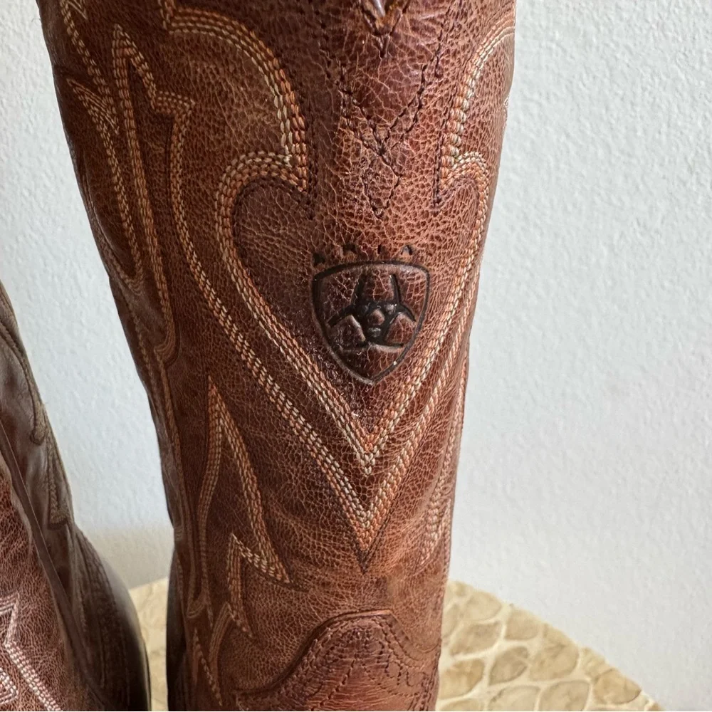 New Ariat Men’s Square Toe Western Cowboy Boots size 9D - Picture 11 of 14